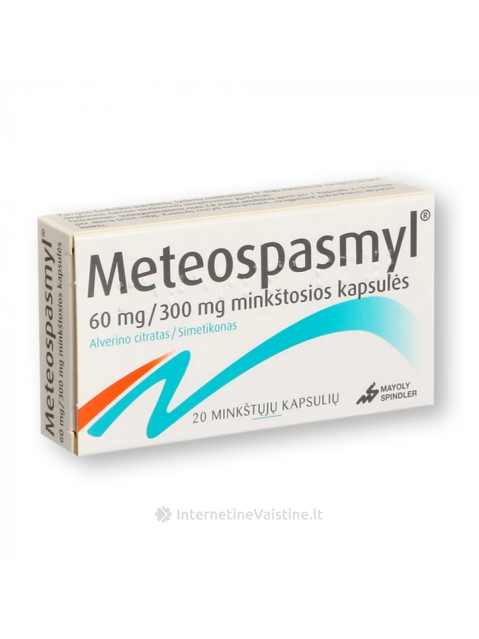 METEOSPASMYL 60MG+30MG KAPS. N20 | internetinevaistine.lt