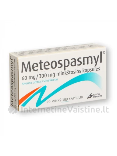 METEOSPASMYL 60MG+30MG KAPS. N20 | internetinevaistine.lt