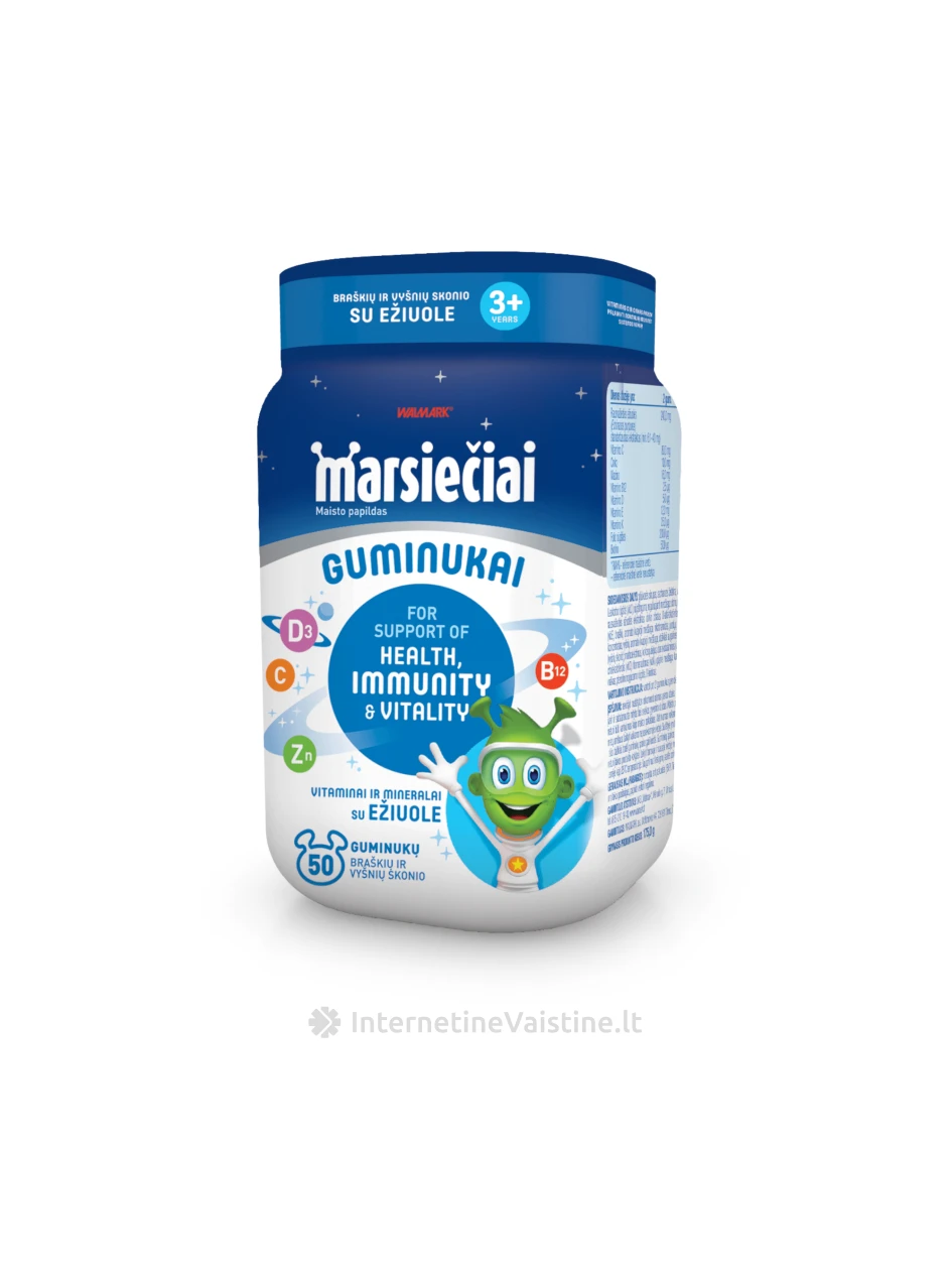 MARSIEČIAI guminukai su ežiuole N50 | internetinevaistine.lt