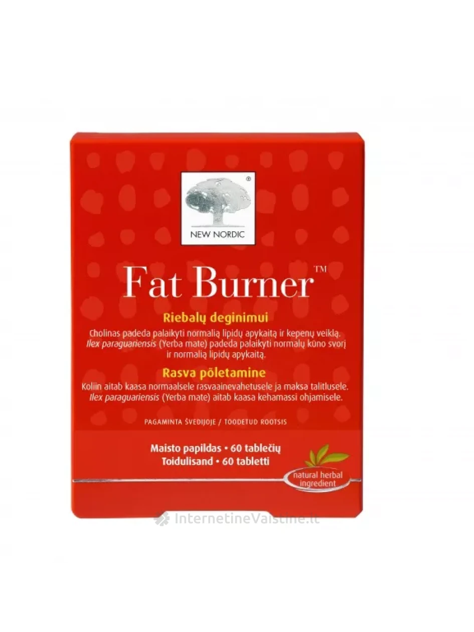 NEW NORDIC FAT BURNER tab. N60 | internetinevaistine.lt