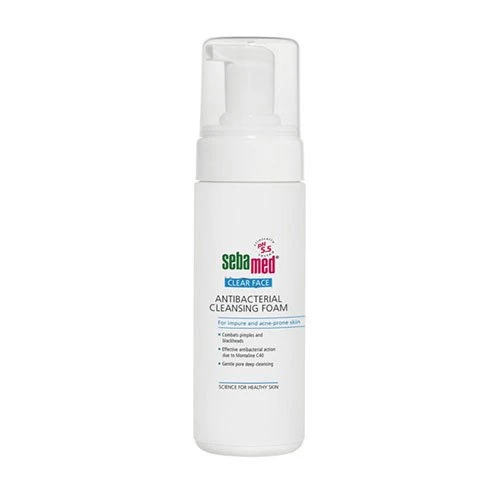 SEBAMED CLEAR FACE prausimosi putos riebiai odai, 150ml
