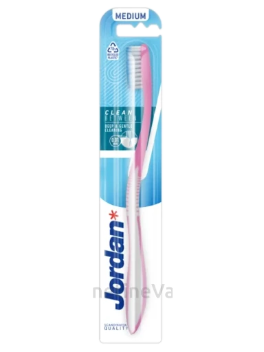 JORDAN Clean Between Medium dantų šepetėlis, 1 vnt., Vnt | internetinevaistine.lt