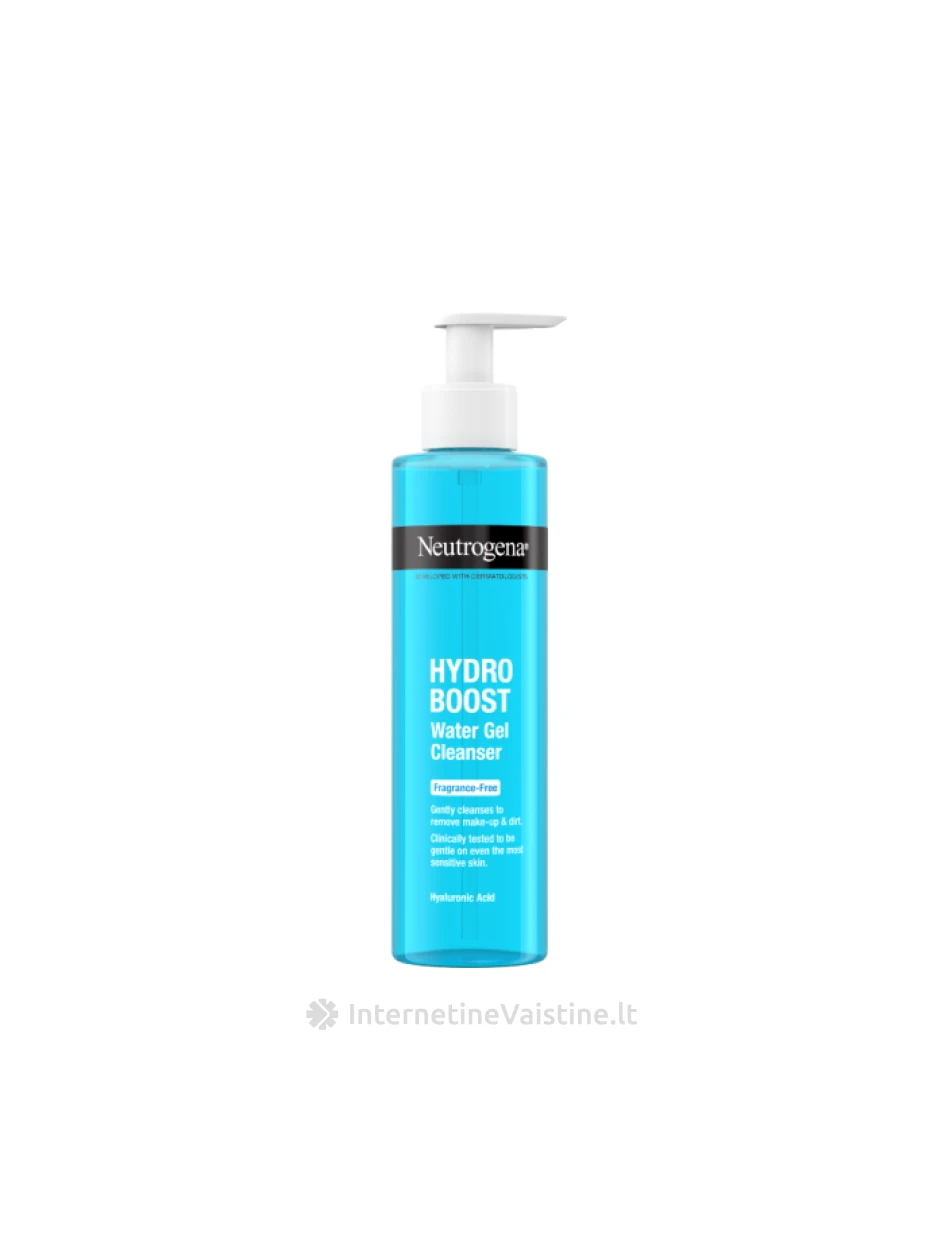 NEUTROGENA HYDRO BOOST AQUA bekvapis valomasis gelis, 200 ml, Vnt | internetinevaistine.lt