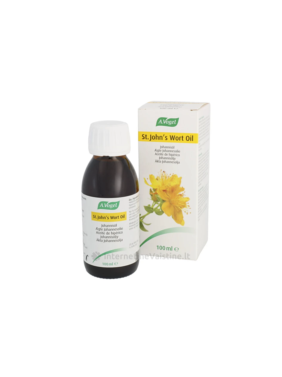 A.VOGEL St.John's Wort Oil Jonažolių alieju, 100 ml, Vnt | internetinevaistine.lt
