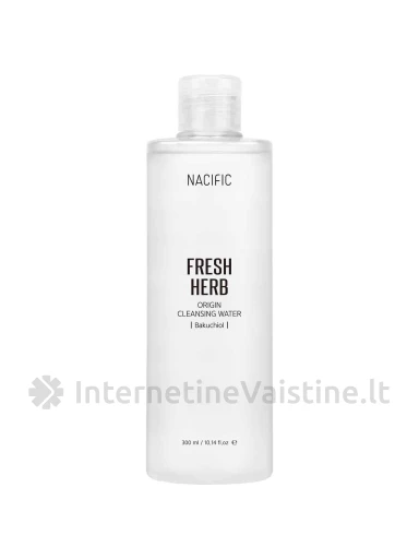 NACIFIC Fresh Herb Origin Cleansing Water Bakuchiol micelinis vanduo, 300 ml, Vnt | internetinevaistine.lt