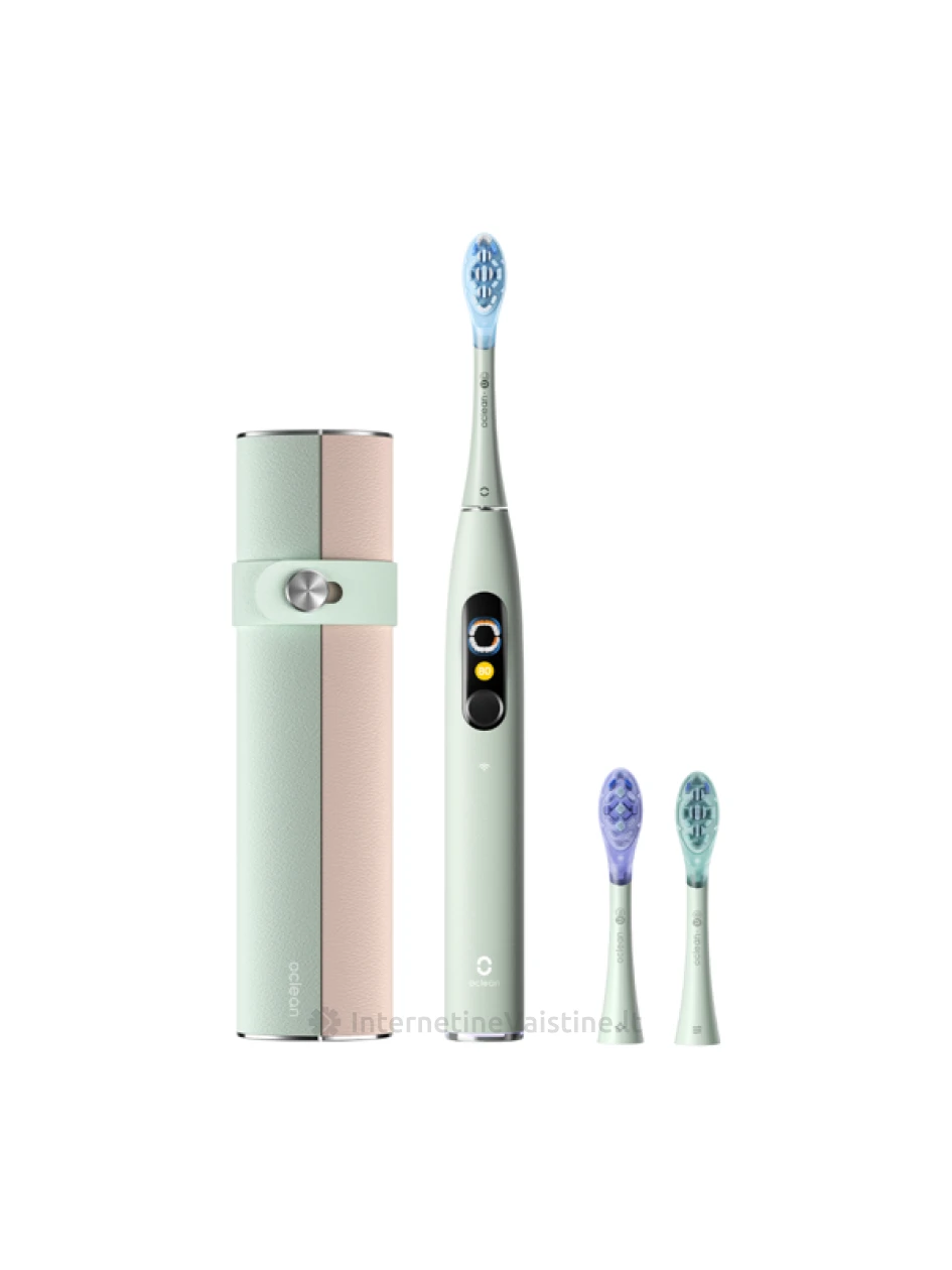 OCLEAN X ULTRA 20 S, , išmanusis elektrinis dantų šepetėlis, žalios spalvos, 1 vnt. | internetinevaistine.lt