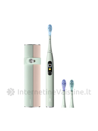 OCLEAN X ULTRA 20 S, , išmanusis elektrinis dantų šepetėlis, žalios spalvos, 1 vnt. | internetinevaistine.lt