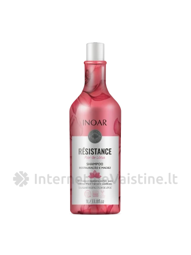 INOAR Resistance Flore de Lotus šampūnas regener. suteik. blizg., 1000 ml, Vnt | internetinevaistine.lt