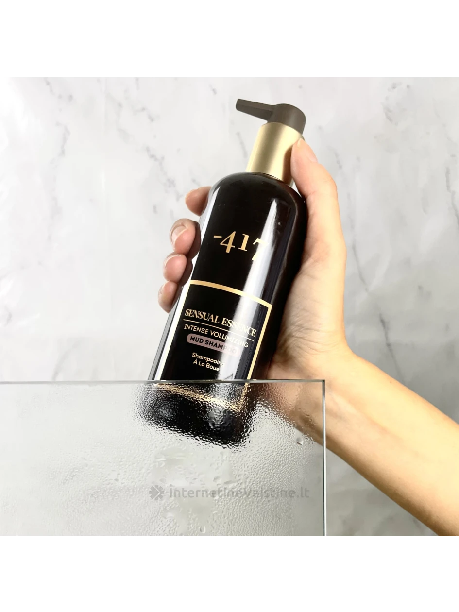 MINUS 417 Sensual Essence Intense Volumizing Mud - INTENSYVAUS PURUMO SUITEIKIANTIS PURVO ŠAMPŪNAS 350 ml, Vnt | internetinevaistine.lt