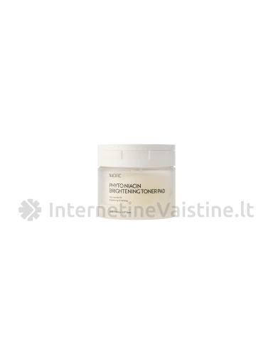 NACIFIC Phyto Niacin Brightening Toner Pad padeliai, 165 ml (80 vnt.) | internetinevaistine.lt