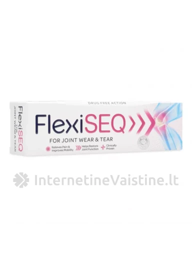 FLEXISEQ Joint Wear & Tear gelis sąnariams, 50 g | internetinevaistine.lt