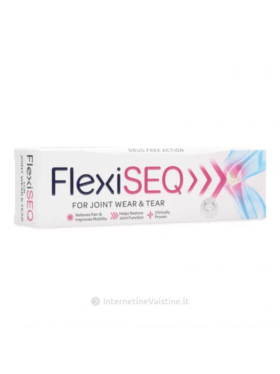 FLEXISEQ Joint Wear & Tear gelis sąnariams, 50 g | internetinevaistine.lt