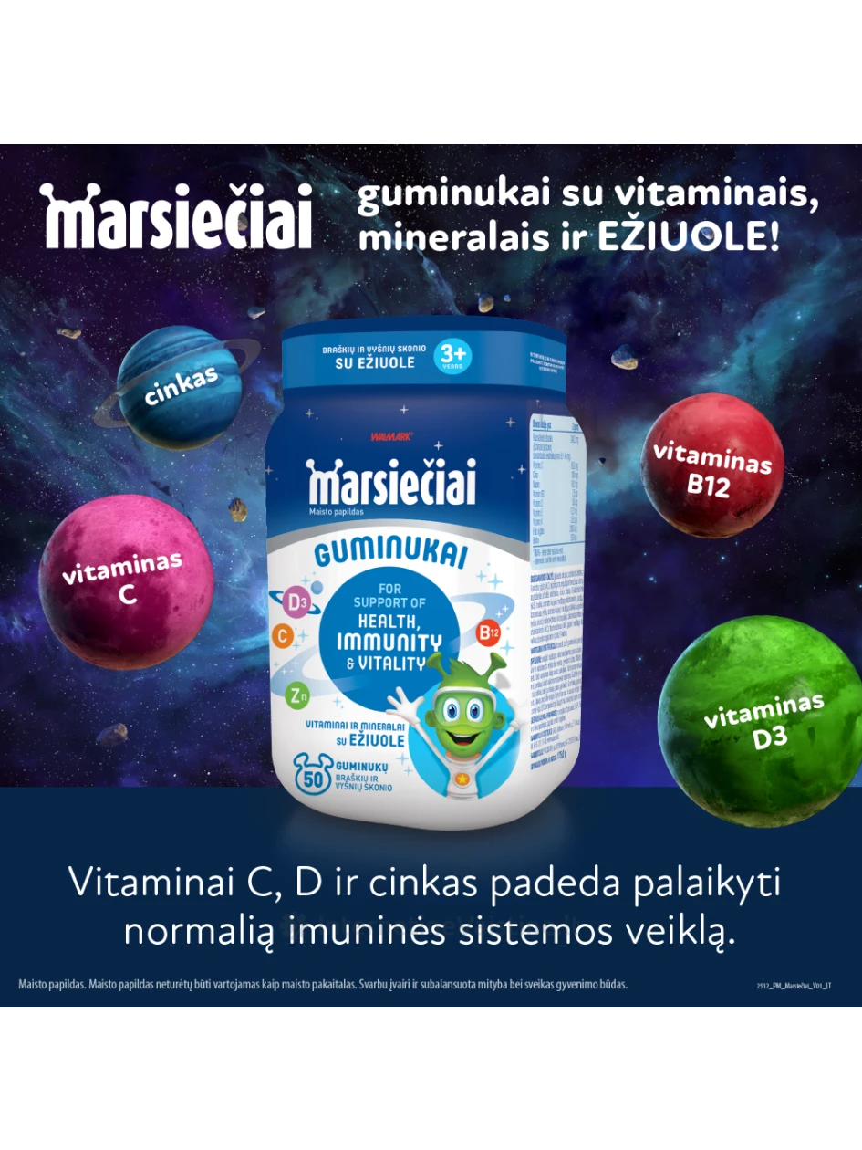 MARSIEČIAI guminukai su ežiuole N50 | internetinevaistine.lt