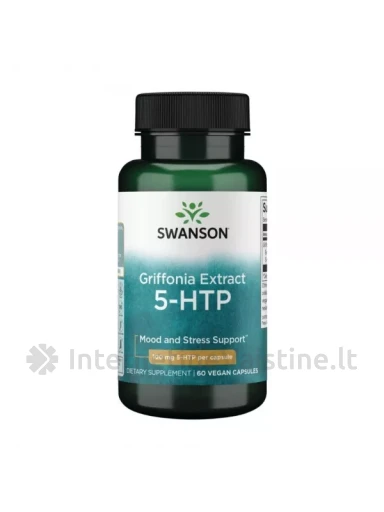 SWANSON maisto papildas 5-HTP 500 mg, 60 kaps | internetinevaistine.lt