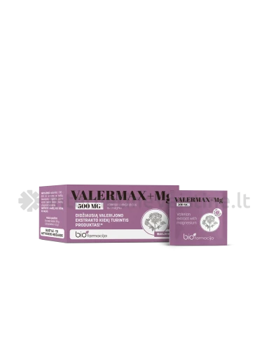 BIOFARMACIJA VALERMAX+Mg 500mg milt. ger. tirp. N28 | internetinevaistine.lt