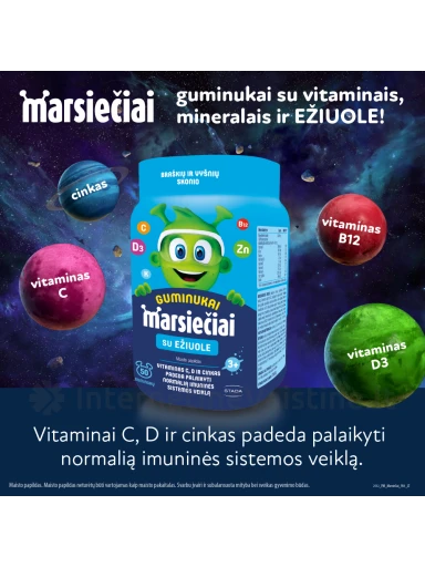 MARSIEČIAI guminukai su ežiuole N50 | internetinevaistine.lt