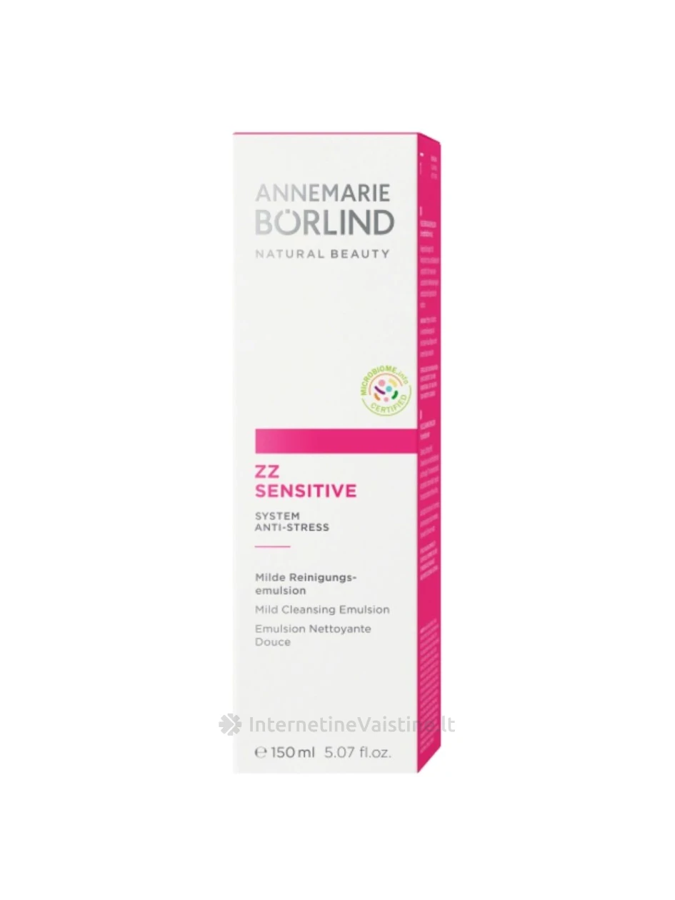 ANNEMARIE BORLIND ZZ Sensitive švelni valom. emulsija, 150 ml, Vnt | internetinevaistine.lt