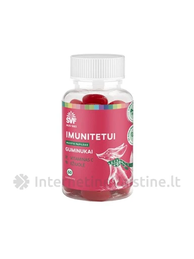GRIPOLIS IMUNITETUI ŠVF guminukai 2.5g N60, 60 vnt. | internetinevaistine.lt