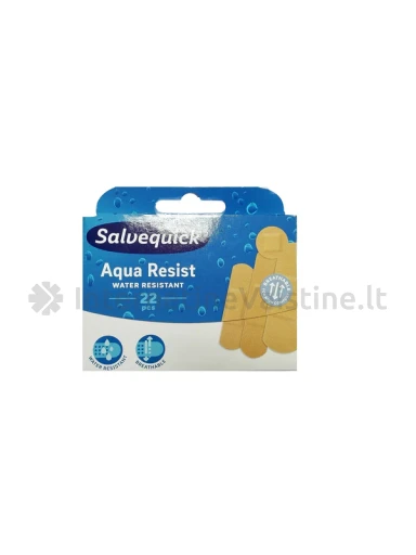 SALVEQUICK Pleistras Aqua Resist Mix N22 | internetinevaistine.lt