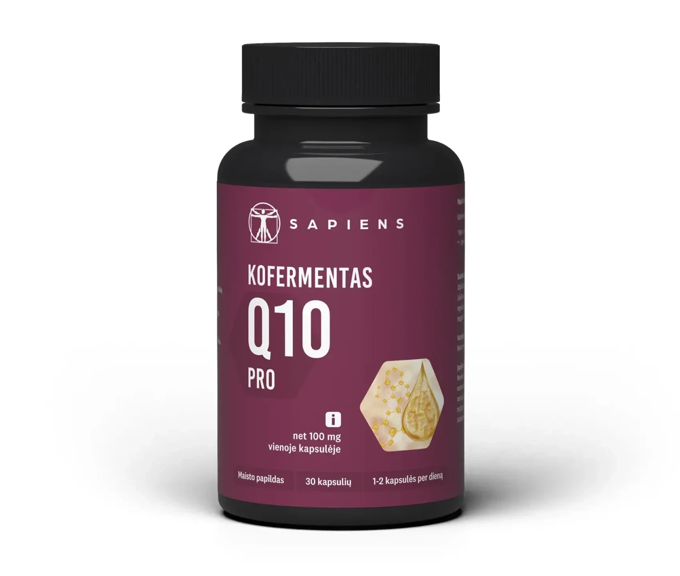 SAPIENS kofermentas Q10 PRO N30