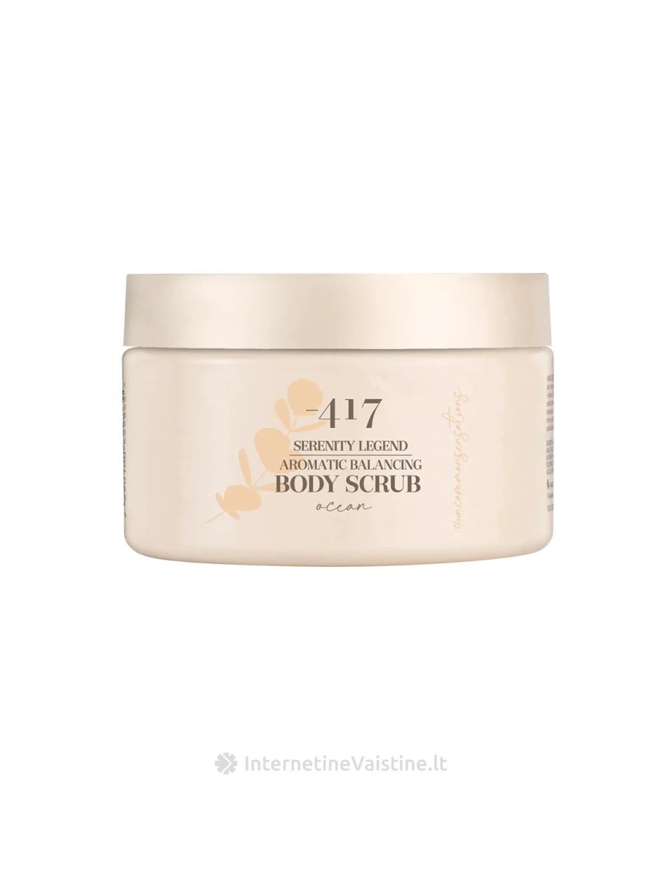 MINUS 417 Serenity Lengend Aromatic Balancing Body Scrub Aromatinis balansuojantis kūno šveitiklis – Ocean – 450 gr, Vnt | internetinevaistine.lt
