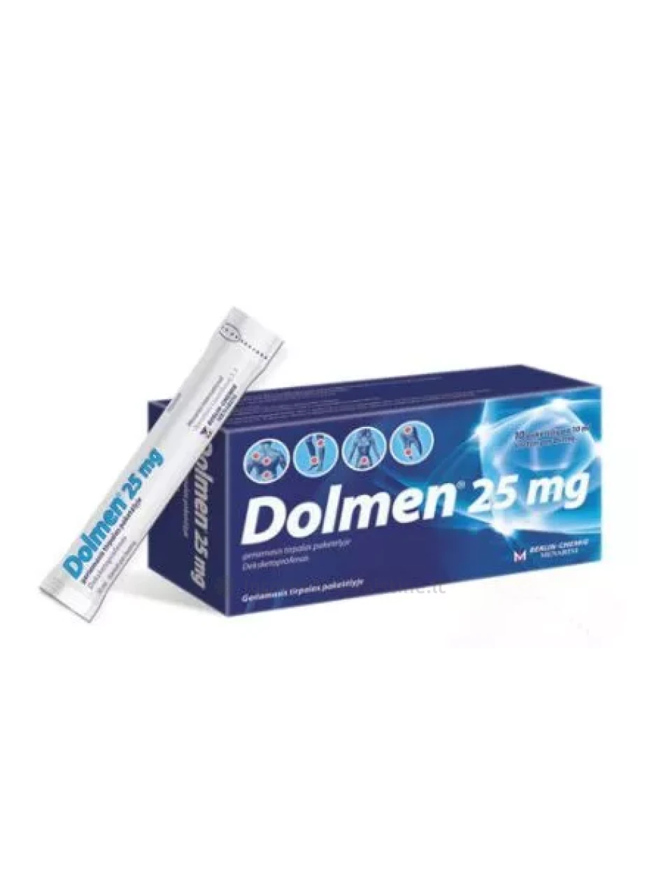 DOLMEN 25 mg geriamasis tirpalas paketėlyje N10 | internetinevaistine.lt
