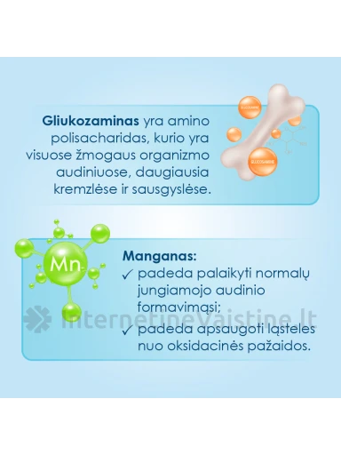 PROENZI ARTHROSTOP maisto papildas PLUS, tab. N100 | internetinevaistine.lt