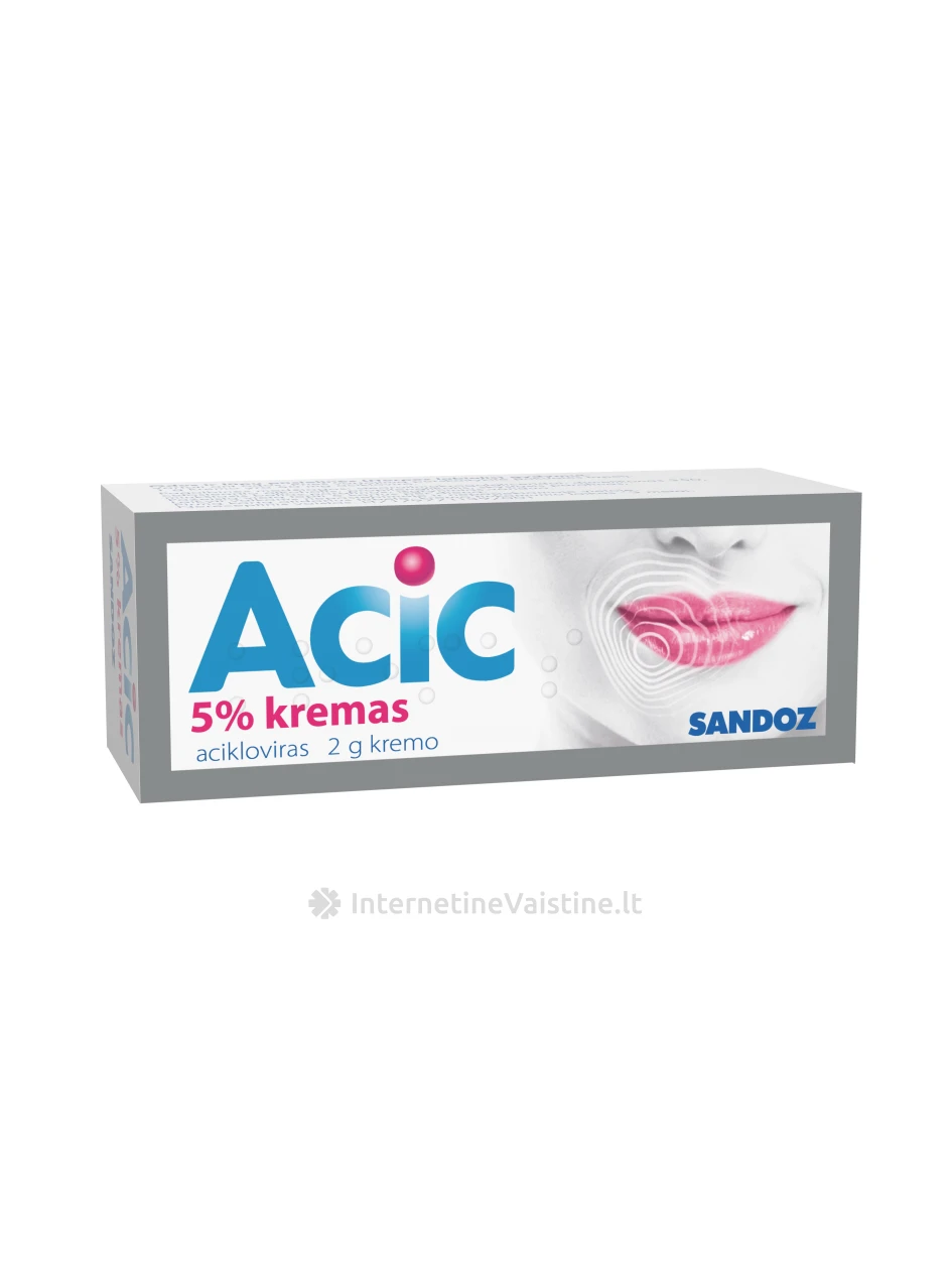 ACIC KREMAS 5% 2G | internetinevaistine.lt