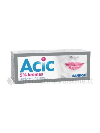 ACIC KREMAS 5% 2G | internetinevaistine.lt