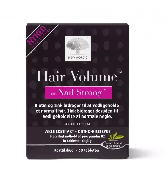 NEW NORDIC HAIR VOLUME Plus Nail Strong tab. N60