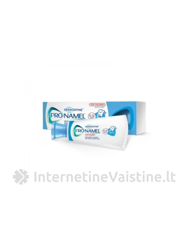 DANTŲ PASTA SENSODYNE PRONAMEL VAIKAMS 6-12M. 50ML | internetinevaistine.lt