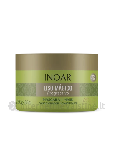 INOAR Liso Magico Progressivo kaukė plauk. tiesin., 250 g, Vnt | internetinevaistine.lt