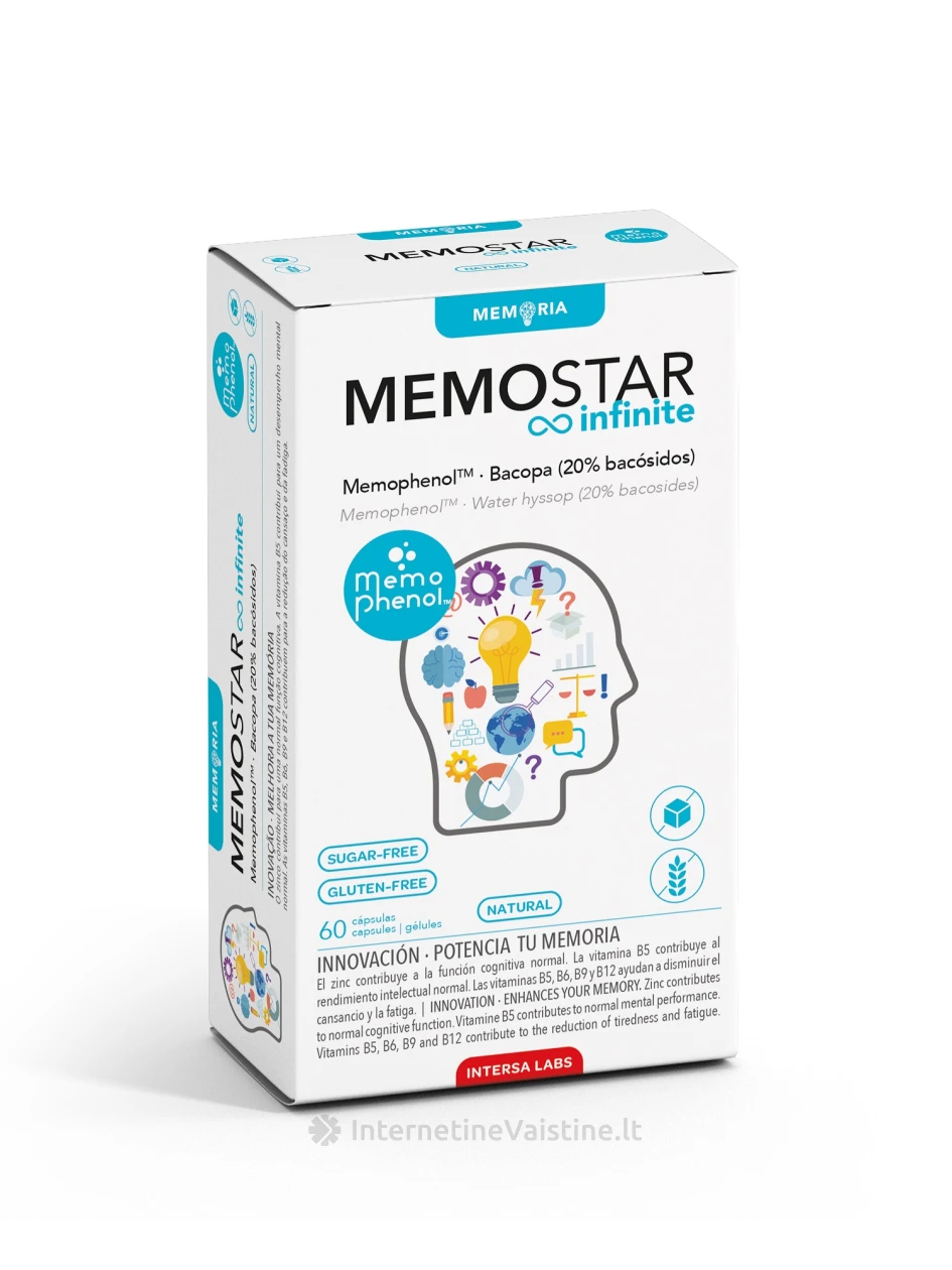 MEMOSTAR INFINITE kaps. N60 | internetinevaistine.lt