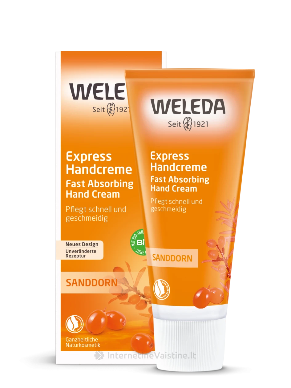 WELEDA kremas rankoms su šaltalankiais, 50 ml | internetinevaistine.lt
