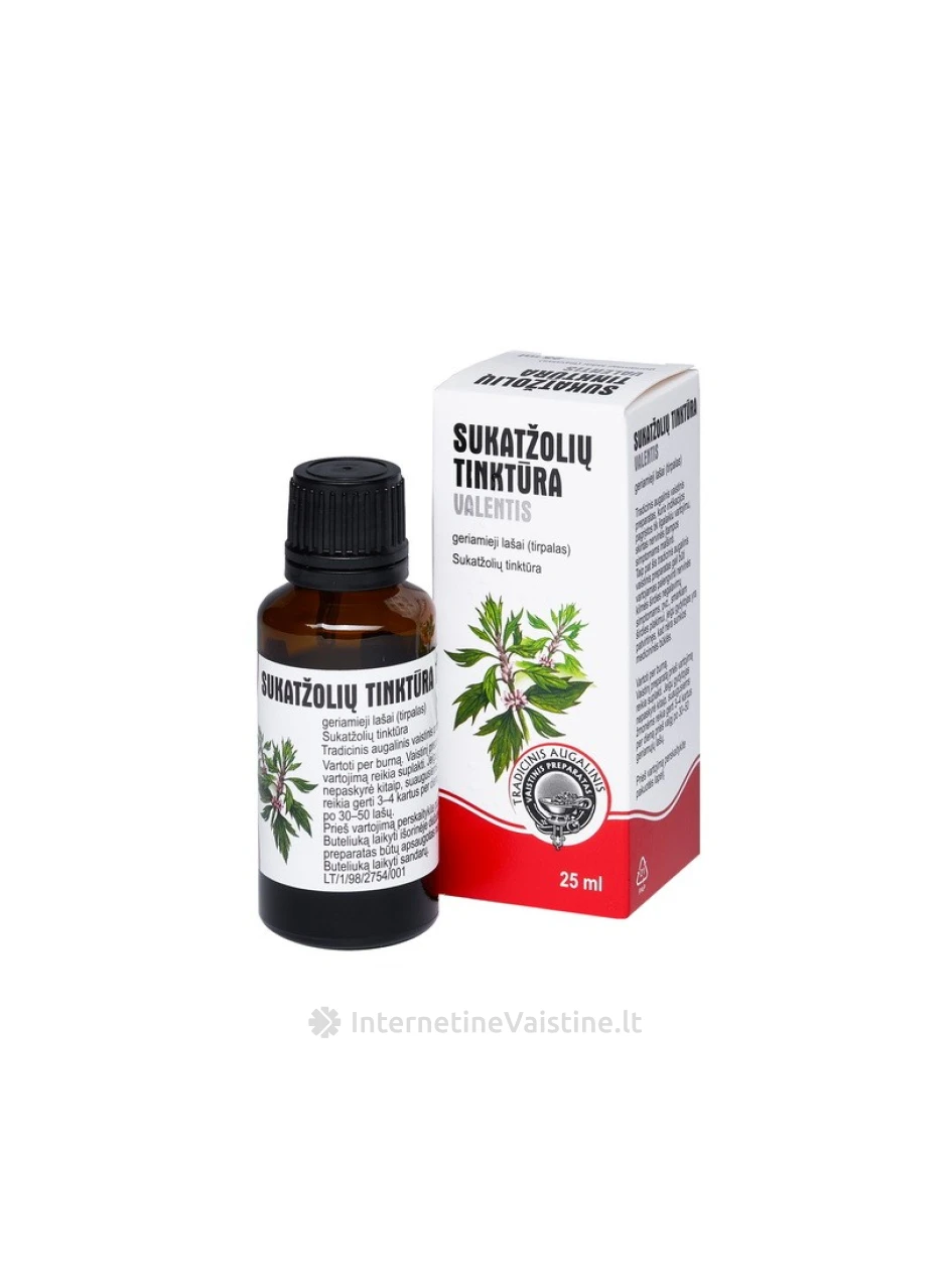 VALENTIS geriamieji lašai SUKATŽOLIŲ TINKTŪRA 25 ml | internetinevaistine.lt