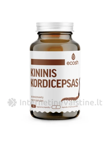 ECOSH KORDICEPSAS, 90 kapsulių | internetinevaistine.lt