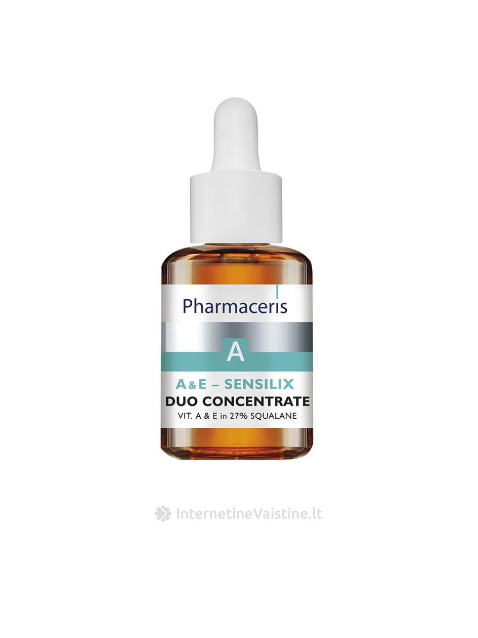 PHARMACERIS A,E-SENSILIX 8% 30ml serumas su vitaminu E, N1 | internetinevaistine.lt