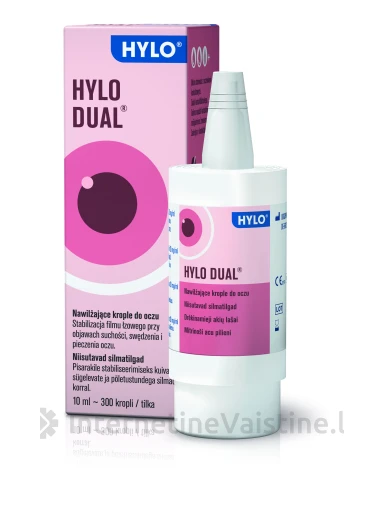 Hylo Dual akių lašai, 10 ml, 10 ml | internetinevaistine.lt