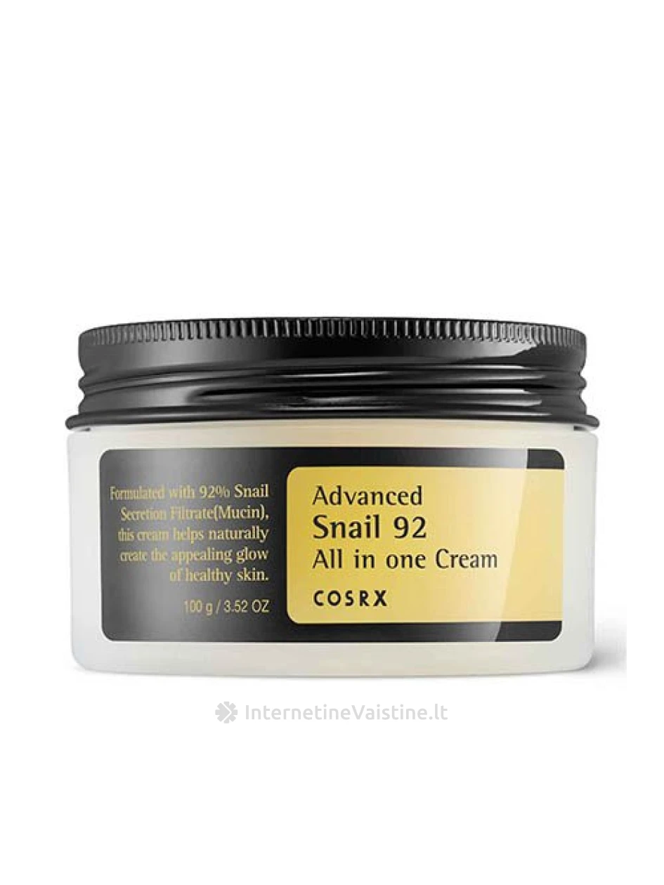 COSRX Advanced Snail 92 All in One kremas veidui, 100 ml, Vnt | internetinevaistine.lt