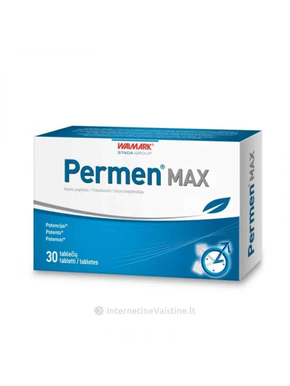 PERMEN Max tab. N30, 30 vnt. | internetinevaistine.lt