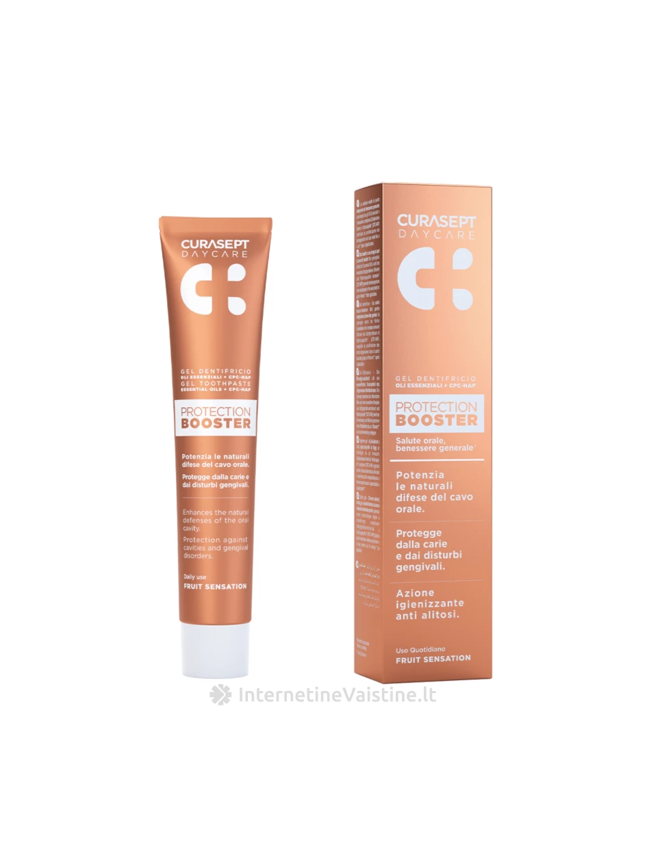 CURASEPT vaisių skonio dantų pasta FRUIT SENSATION 75 ml, Vnt | internetinevaistine.lt