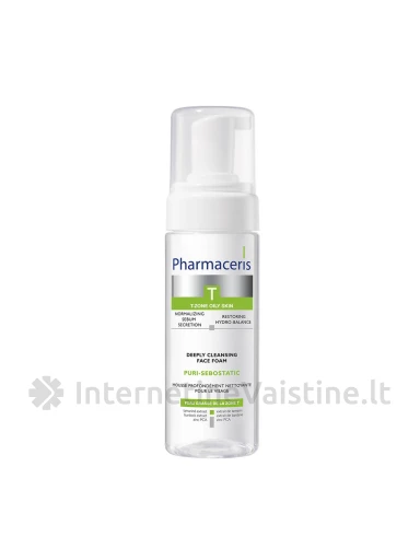 PHARMACERIS T,PURI-SEBOSTATIC 150ml gilaus valymo putos, N1 | internetinevaistine.lt