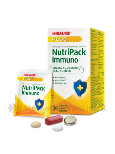 WALMARK maisto papildas NUTRIPACK IMMUNO, 30 pak. | internetinevaistine.lt