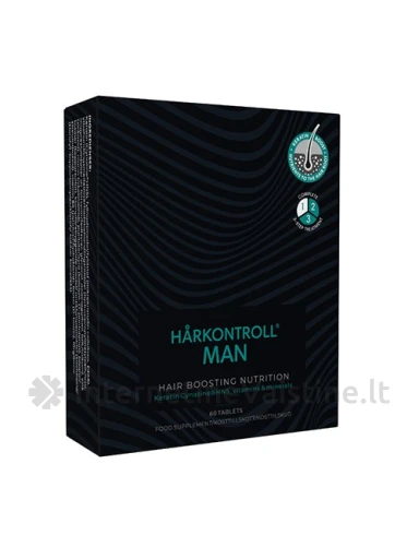 HARKONTROLL Man plaukams tab. N60 | internetinevaistine.lt