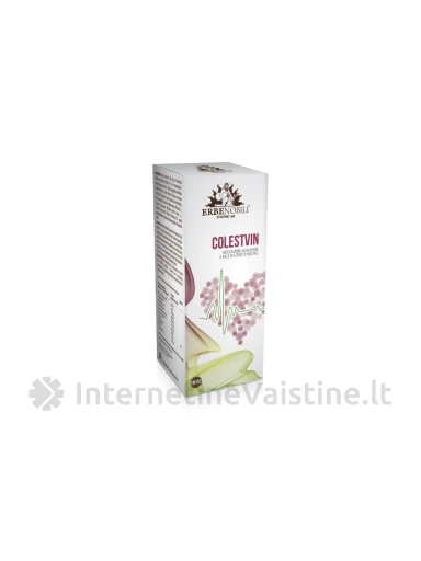 ERBENOBILI COLESTVIN – natūrali pagalba cholesterolio balansui, 60 tablečių | internetinevaistine.lt