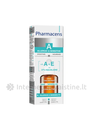 PHARMACERIS A,E-SENSILIX 8% 30ml serumas su vitaminu E, N1 | internetinevaistine.lt