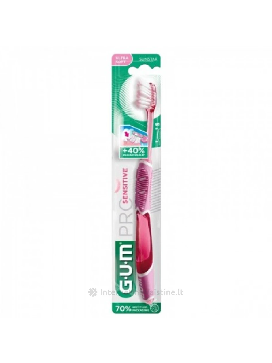 Dantų šep. GUM Sensitive Ultra soft (510), Vnt | internetinevaistine.lt