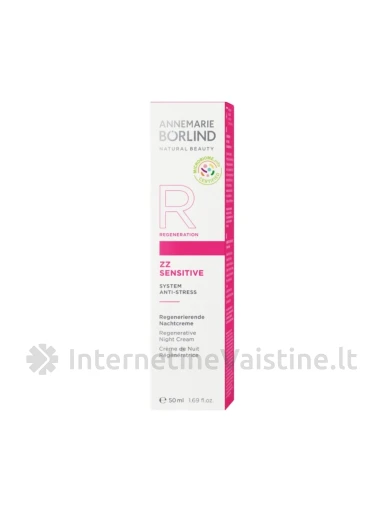 ANNEMARIE BORLIND ZZ Sensitive kremas nakt. atkur., 50 ml, Vnt | internetinevaistine.lt