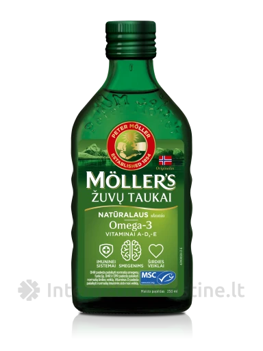 MÖLLER’S ŽUVŲ TAUKAI natūralaus skonio, 250 ml | internetinevaistine.lt