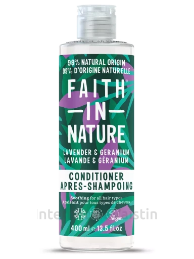 FAITH IN NATURE Lavender & Geranium levandų ir pelargonijų, maitinantis kondicionierius, 400 ml, Vnt | internetinevaistine.lt